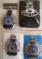 West Australian obsolete police badges (5)
