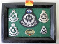 Malaysia Police Force panel of cap badges