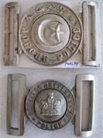 Early Straits Settlement police buckle