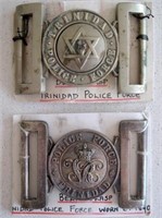 Early Trinidad Police belt buckle c1890