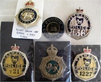 Tasmania six police cap badges obsolete