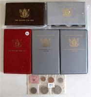 New Zealand six unc coin sets