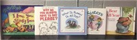Five Assorted Kids Books slightly used good