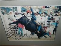 AUTOGRAPHED RODEO PHOTOS