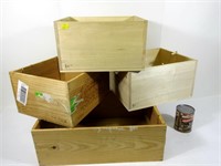 4 caisses de vin - Wine crates