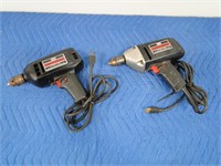 Pair of Sears Craftsman 3/8 " Drills