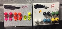 Assorted Smiley Face Earrings