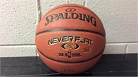 Spalding Never Flat 28.5 Basketball Used
