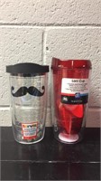 Tervis Mustache and Lani Hot / Cold cup
