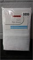 Twin size flat sheet