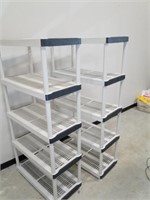 Keter Stackable White Storage Shelves