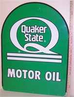 NEW CONDITION QUAKER STATE MOTOR OIL TIN SIGN