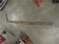 Cross-cut saw, missing handle