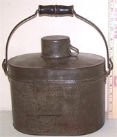 VERY NICE OLD MINER'S LUNCH PAIL - COMPLETE