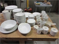 Huge Collection of white dinnerware