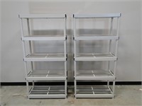 Keter Stackable White Storage Shelves