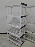 1 Keter White w/Gray Edge Stackable Shelf