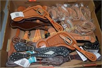 GROUP OF 20 NEW LEATHER SPUR STRAPS