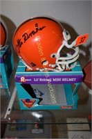 OTTO GRAHAM AUTOGRAPHED MINI HELMET.