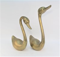 2- Brass Swans, 22" x 29"
