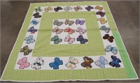 Hand Made And Machine Made Quilt