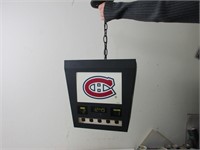 Lampe de collection LNH des Canadiens de Montreal