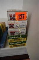 GROUP OF 100 ROUNDS CAL. 22-250 REM AMMO