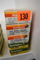 GROUP OF 100 ROUNDS CAL. 243 WIN AMMO