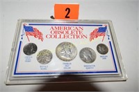 AMERICAN OBSOLETE SILVER COIN COLLECTION