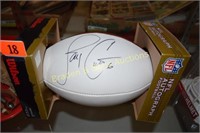 AUTOGRAPHED JAY CUTLER AUTHENTIC NFL FOOTBALL.