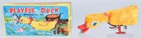 JAPAN Windup PLAYFUL DUCK w/BOX