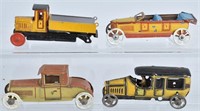 4- GERMAN PENNY TOY VEHICLES