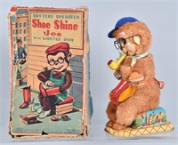 JAPAN Battery Op SHOE SHINE JOE w/ BOX