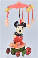 JAPAN Celluloid Windup MICKEY MOUSE WHIRLYGIG