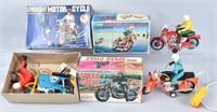 3- BATTERY OPERATED MOTORCYCLES w/BOX
