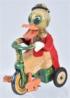 JAPAN Friction DUCK ON TRICYCLE