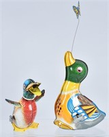 2- JAPAN Tin Windup DUCKS