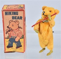 JAPAN Windup HIKING BEAR w/BOX