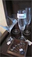 Schott Zwiesel Champagne flutes (2) + Martini
