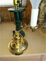 4 lamps rainging in size from 9 inches to 54