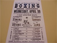 Simcoe Armouries Boxing Page