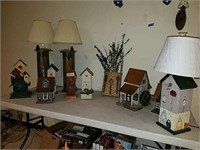 Large collection of bird houses and country style