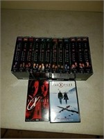 The X-Files 13 VHS various titles Plus One dvd