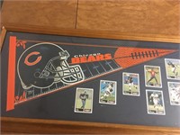Chicago Bears pennant & cards