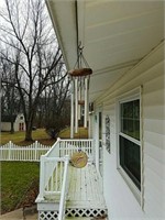 wind chimes, bird feeders and