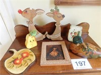 Wooden decorative items by Diane Conrad