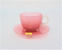 Royal Brieley Crystal cup & saucer