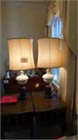 Pair table lamps 37 1/2" tall