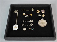 (13) GOLD & SILVER FRATERNAL JEWELRIES