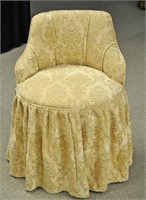 CONTEMPORARY UPHOSTERED VANITY CHAIR